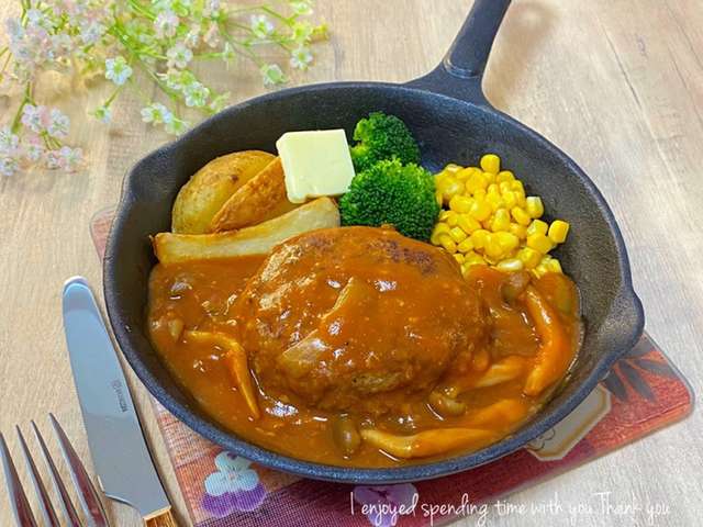 超絶品*簡単*煮込みハンバーグ♬